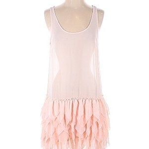 Aerie Sheer Pink Dress